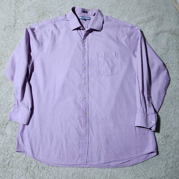 Tommy Hilfiger Ithaca Shirt Men's 2XL Size 18 1/2 Button Up Long Sleeve 34-35 - Picture 5 of 8